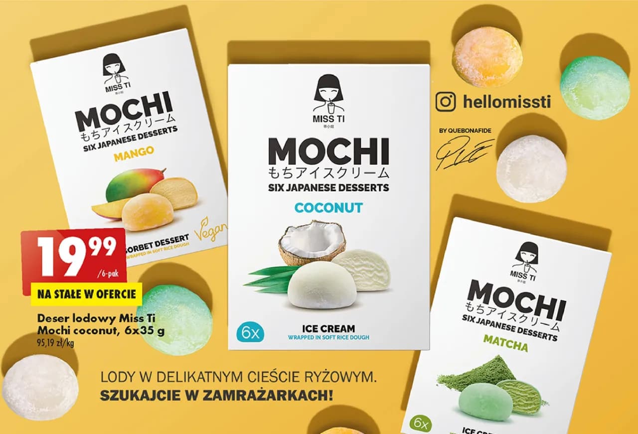 Ile kosztują lody mochi? Ceny w Polsce, które zaskoczą każdego